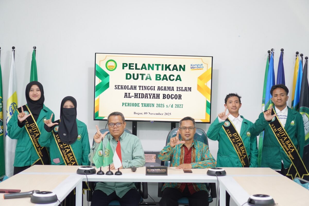 STAI Al-Hidayah Bogor Kukuhkan Duta Baca Periode 2025–2027